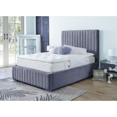 Yllas Velvet Steel 3ft Bed